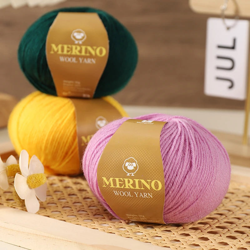 500g of High-Quality 212 Medium-Fine Alpaca Wool Yarn, Suitable for Knitting Sweaters, Scarves, and Hats, 10 Skeins/Pack