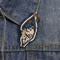 Cartoon Comic Character Enamel Pins Custom Jojo Japan Tv Animation Brooches Lapel Badges Classic Jewelry Gift For Fans Friends