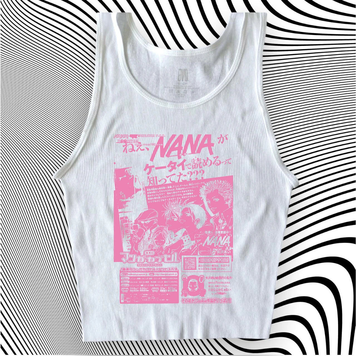 Y2k Nana Osaki Graphic T Shirts  Casual Harajuku Streetwear Japanese Clothes Fashion Rock Punk Sleeveless Tanks & Camis Coquette SS69 15.69 White2 / L