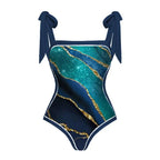 2023 New Arrival Push Up Women Bikini Set Floral Printed Ruffle Bikinis Strappy Bandage Swimwear Brazilian Biquini Bathing Suit SS69
