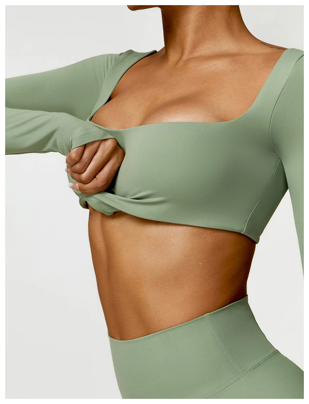 2PCS Yoga Suit Sports Set Women Quick-Drying Gym Set Women Tracksuit Running Workout Long Sleeve Sports Shirt Yoga Clothing SS69