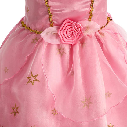 Children Princess Costume Cosplay Dress Girls Halloween Carnival Birthday Outfit Party Sleeping Beauty Ball Gown
