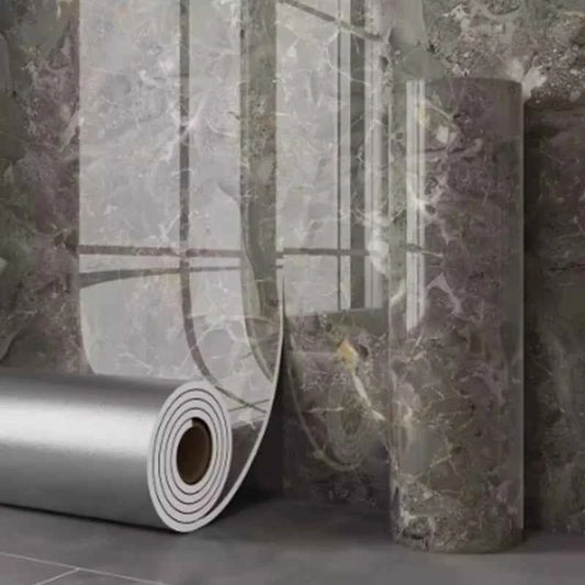1 Roll Marble Thick Foam Bedroom Wallpaper Imitation Tile Self-Adhesive Bathroom Waterproof Wall Sticker Living Room Decoration