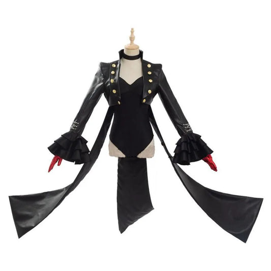 Persona 5 The Royal Yoshizawa Kasumi Cosplay Costume Phantom Thief Uniform Suit Bodysuit and Mask P5R Violet Wig Headgear - SS69