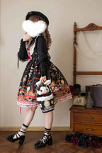 Japanese Original Lolita Cartoon Cute Rabbit Plush Shoulder Bag Sweet Kawaii Jk Uniform Oblique Span Bag