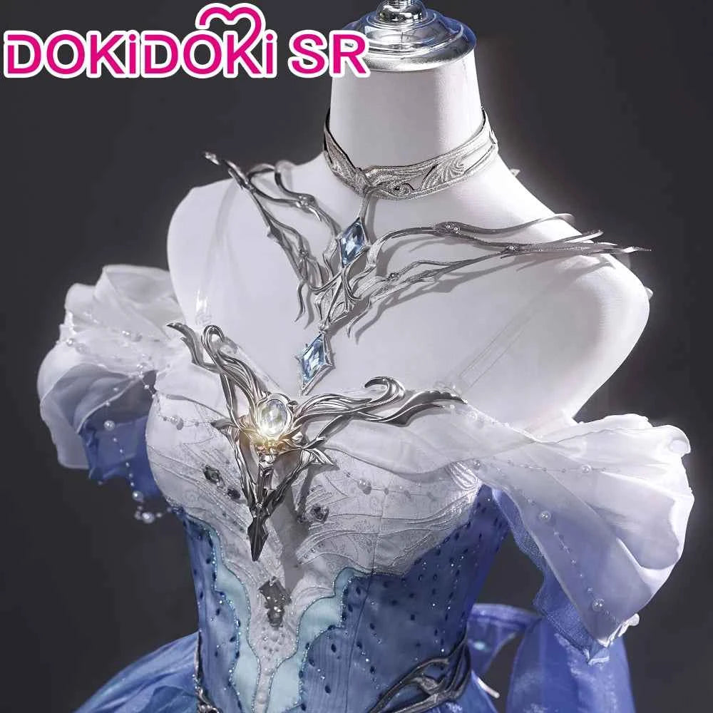 【Ready For Ship】Heroine MC Deepsea Waves Cosplay Costume Game Love and Deepspace DokiDoki-SR Bride of the Sea God Rafayel