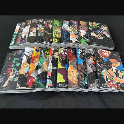 Demon Slayer Kimetsu No Vol 1-23 Yaiba Japan Youth Teen Fantasy Science Mystery Suspense Manga Comic Book Manga Books in English SS69