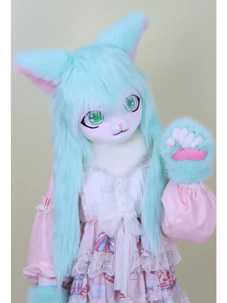 Furry Kigurumi Animal Cosplay Mask - Polyester Costume Head