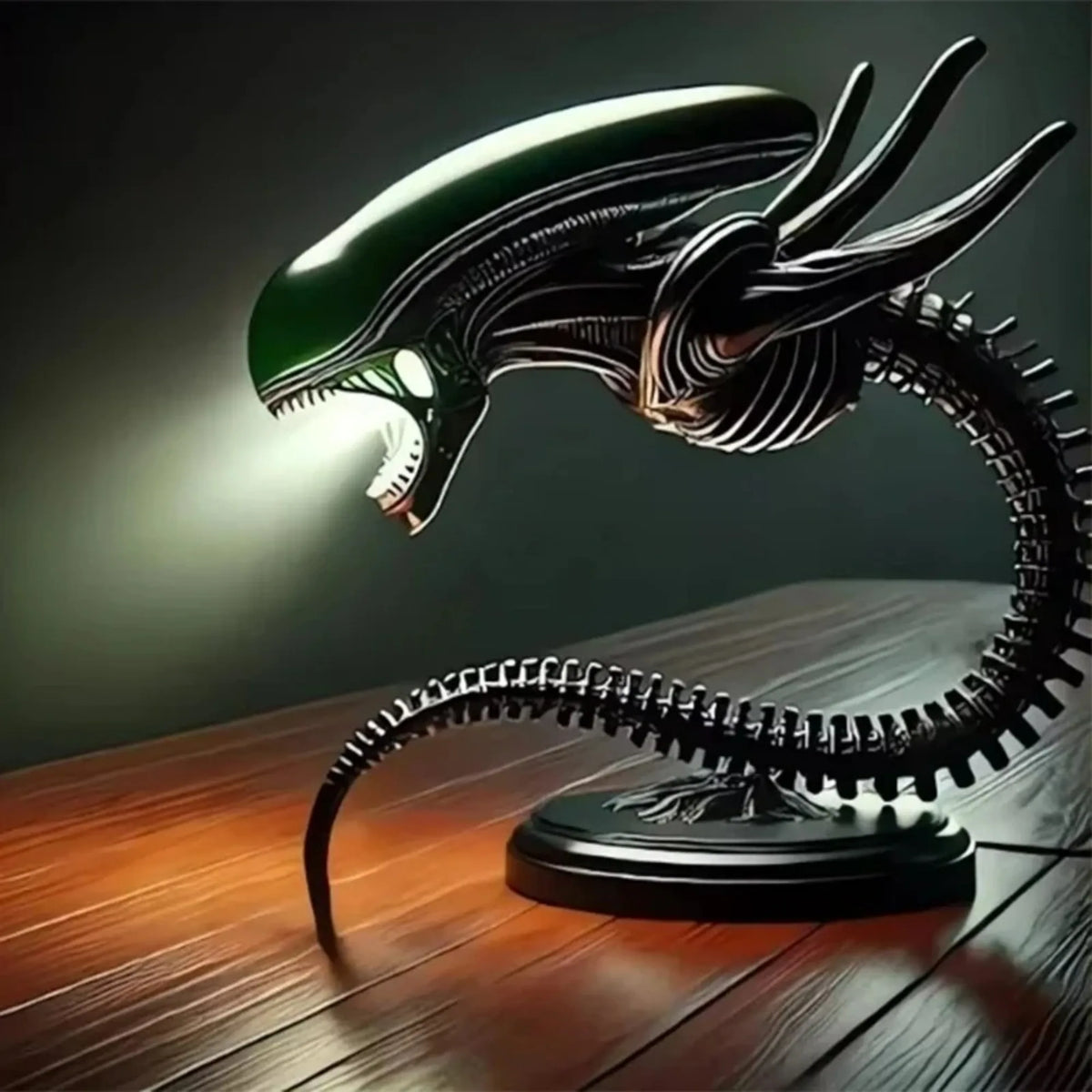 ZHUANGHUANC Alien Resin LED Lamp | Extraterrestrial Desk Decor