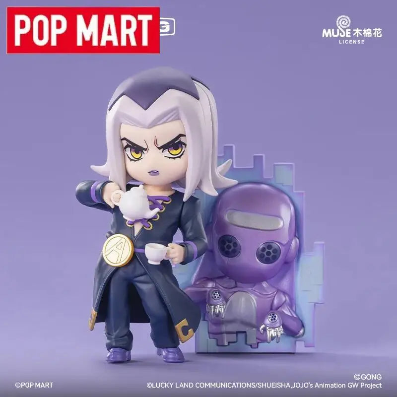 POP MART GONG JOJO's Bizarre Adventure Golden Wind Series Blind Box Guess Bag Original Toys Mystery Box Anime Figures Decoration