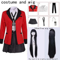 Yumeko Jabami Cosplay Costume School Uniforms Jabami Yumeko Outfits Full Set with Stockings Girl JK School Uniform For Comic Con SS69 56.69 costume and wig / XXL