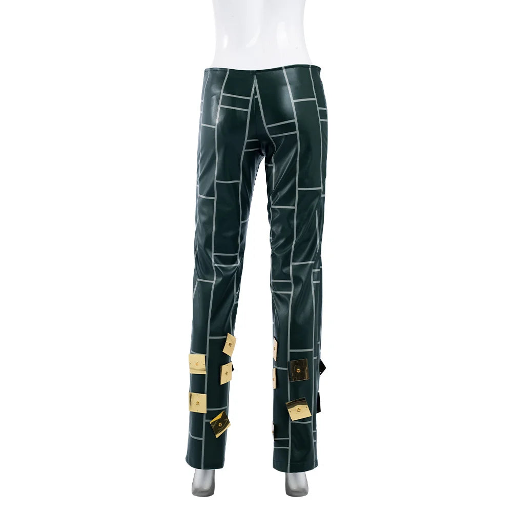 Stone Ocean Jolyne Cujoh Cosplay Costume Coat Jumpsuit Anime Bizarre Adventure Halloween Carnival Disguise Suit For Women