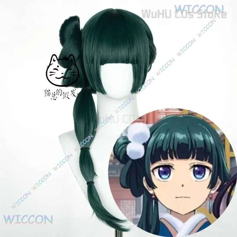 Maomao Necklace Hairpins Cosplay Accessories Anime The Apothecary Diaries Cosplay Ear Clips Props Headwear Halloween Girls Women