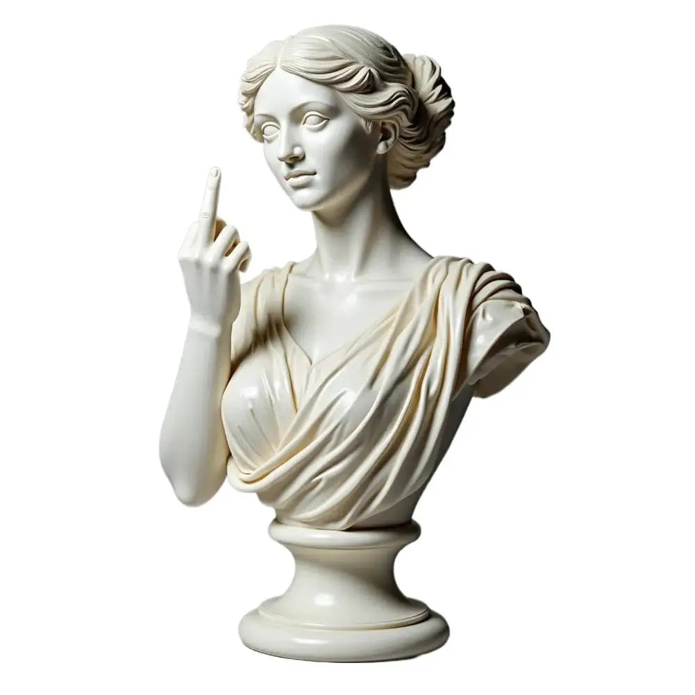 2025 Statue Of Vienna Goddess Funny Goddess Statue 3D Resin Craft Ornaments Unique Design Cultural Office Home Decoration