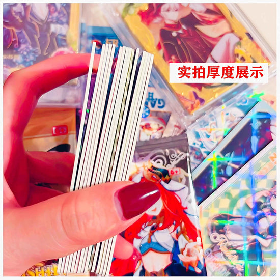 New Genshin Impact Collecting Cards Gift Box Set Cards Anime Game Peripherals Cards Rare Card Gifts For Fans And Collectors