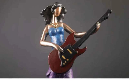 Vintage Musical Instrument Resin Figure Ornaments Figurines Home Decoration Accessories for Living Room Ornaments for Home Decor