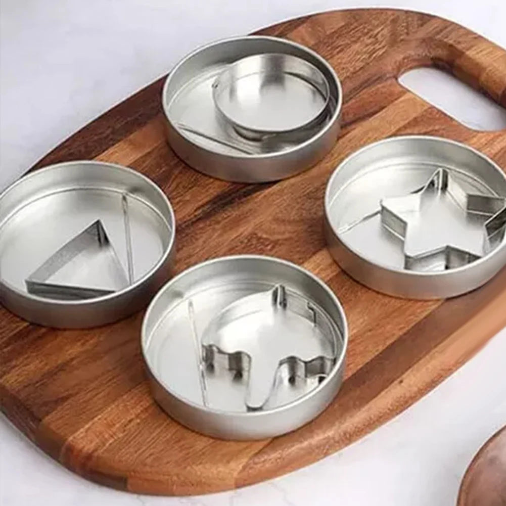 12 PCS Sugar Cookies Cutter for Squid Game Stainless Steel Candy Mold Biscuit Mold Sugar Cookie Mold Candy Maker Baking Tools - SS69 