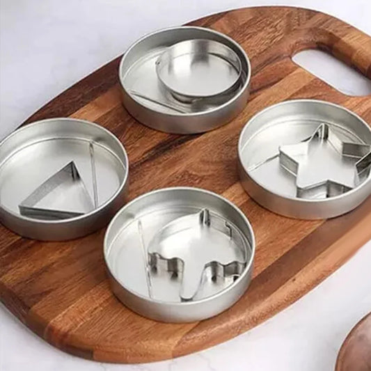 12 PCS Sugar Cookies Cutter for Squid Game Stainless Steel Candy Mold Biscuit Mold Sugar Cookie Mold Candy Maker Baking Tools - SS69 