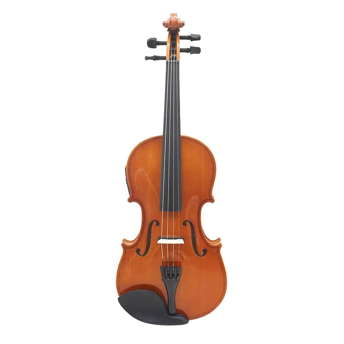 IRIN Acoustic Violin EQ Electric Electroacoustic 4/4 Violin for Performance String Instrument Equipped With Tuner Accessories