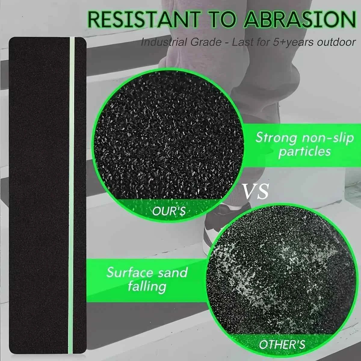 Luminous Anti-Slip Traction Tape Outdoor/Indoor Stair Step Anti-Slip Tape Stair Tread Waterproof Anti-Slip Tape