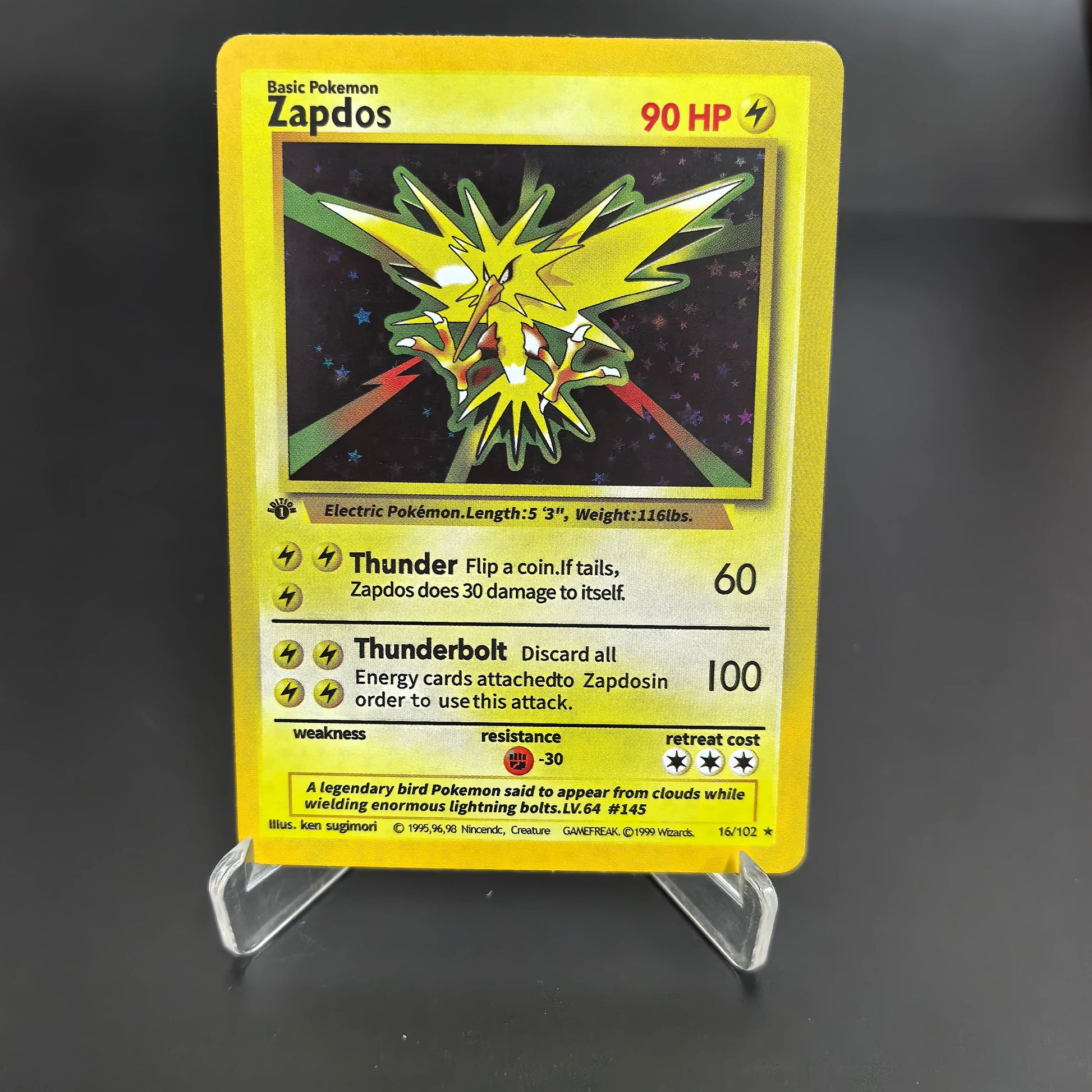 1996 First Generation Pokemon Trading Cards Rare Edition with Charizard  Mewtwo Venusaur Blastoise Classic Game Anime Gift Toys SS69 9.69 ZZXXK-1Pcs-2