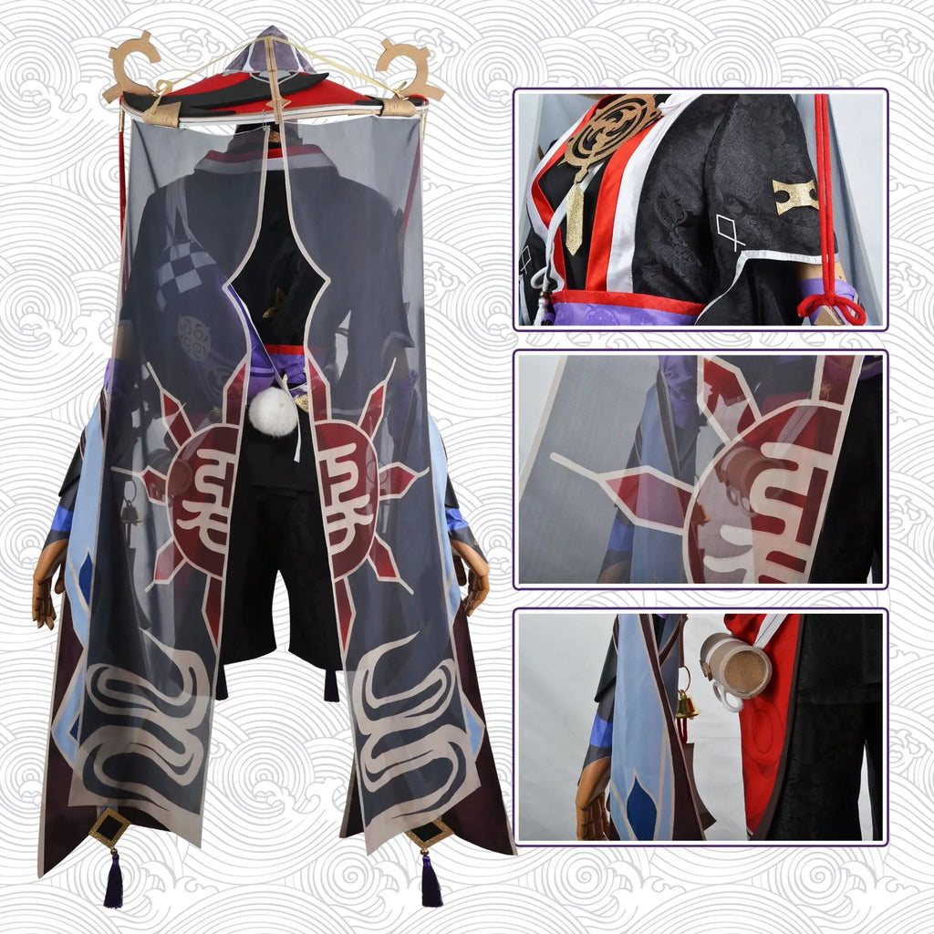 Genshin Impact Scaramouche Cosplay Costume Full Set