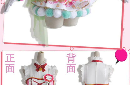 In Stock Anime LoveLive Cat Twin Tail Arcade Game 9 Characters Cosplay Costume Tojo Nozomi Nico Honoka Umi Rin Maki Eli Full Set SS69