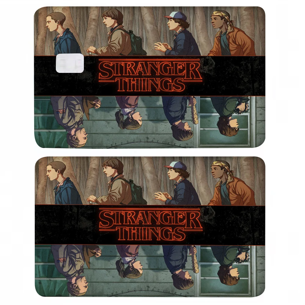 Stranger Things Credit Card Skin Stickers For VISA Bank Card Transportation Card Waterproof Sticker Anti-scratch Women Gift SS69 9.69 1 Set / z7