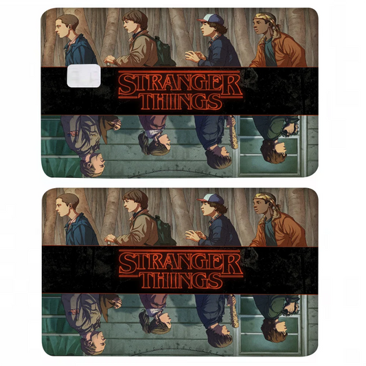 Stranger Things Credit Card Skin Stickers For VISA Bank Card Transportation Card Waterproof Sticker Anti-scratch Women Gift SS69 9.69 1 Set / z7