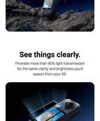 Insta360 X5 Screen Protector Standard or Cooling Tempered Glass Film For Insta 360 X5 Original Accessories