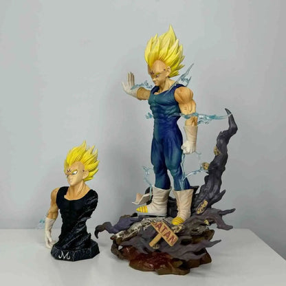 Dragon Ball Z Figure Majin Vegeta Anime Figurine 22cm PVC Action Figures Decoration Collection Model Toys Kids Christmas Gifts SS69