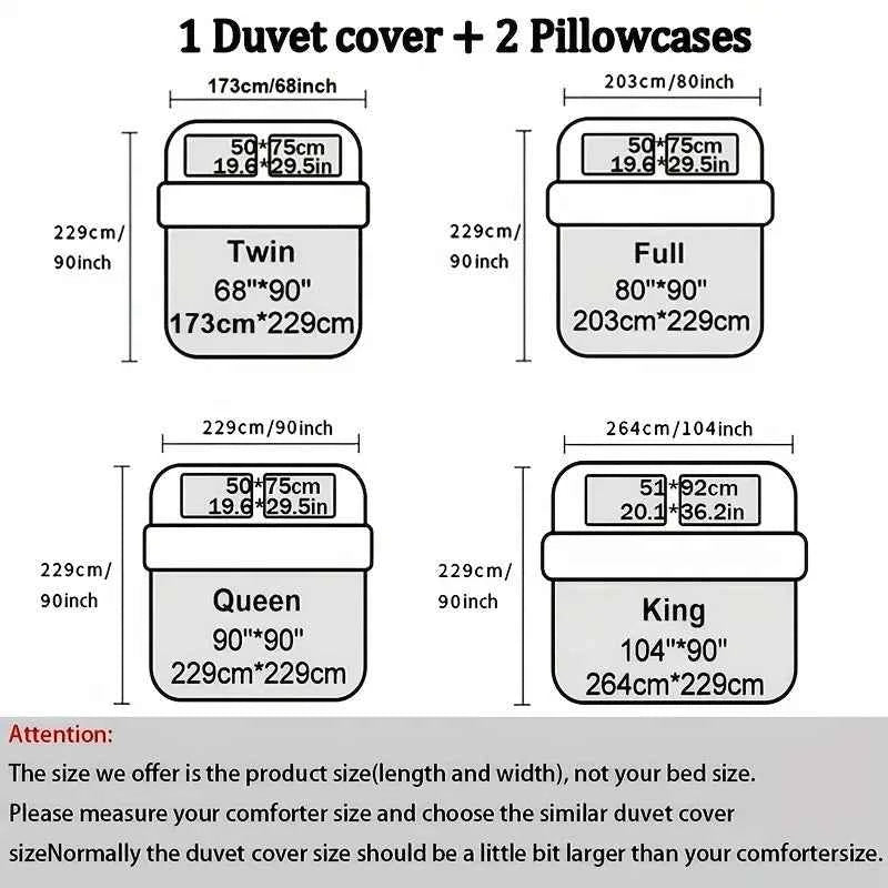 3pcs Cool Technology Digital Printing Material Quilt Cover Set Four Seasons Product, Red And Blue, Four Sizes(Twin, Full, Queen,
