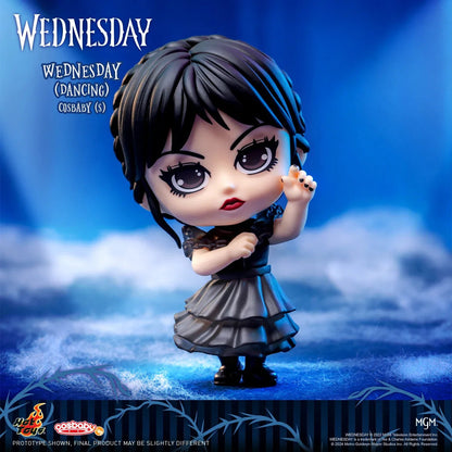 10CM The Addams Family Wednesday Dancing COSBABY Figure Exclusive Collectible Plushie Dress Up Cosplay Xmas SS69