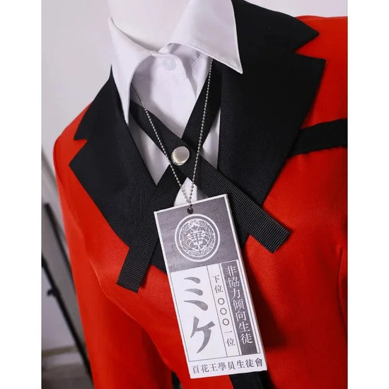 Anime Kakegurui Yomotsuki Runa Cosplay Costume JK School Girl Yumeko kishima Jacket Hoodie Coat Halloween Carnival Outfit SS69