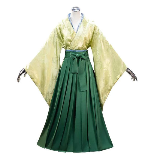 Maomao Cosplay Costume Anime The Apothecary Diaries × JR Kyoto DokiDoki-R Women Green Dress Mao Mao Kyoto Travel Cosplay
