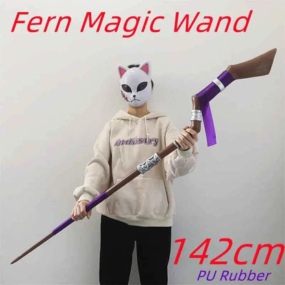 1:1 Magic Wand Beyond Journey's End Cosplay Knife Greatsword Role Playing Weapons Model Safety PU Rubber Gift Toy