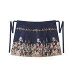 New Spring Chinese Style Female Long-sleeved Weaving Gold Hanfu Dress Set Suit Retro Top Suspender Dress and Pleated Skirt Set