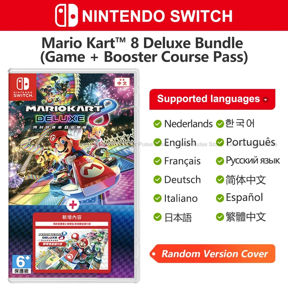 Mario Kart 8 Deluxe Nintendo Switch Game Deals 100% Official Original Physical Game Card Racing Genre for Switch OLED Lite SS69 144.69 Booster Pass / CHINA