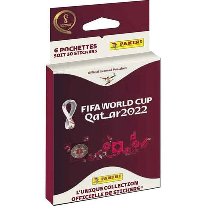 Panini Official FIFA World Cup Qatar 2022 Sticker Album Box, 50 Packets, Collect & Trade, Limited Edition