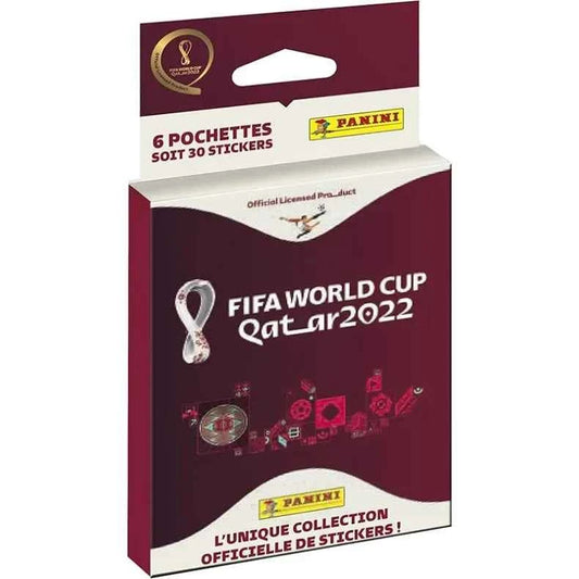 Panini Official FIFA World Cup Qatar 2022 Sticker Album Box, 50 Packets, Collect & Trade, Limited Edition