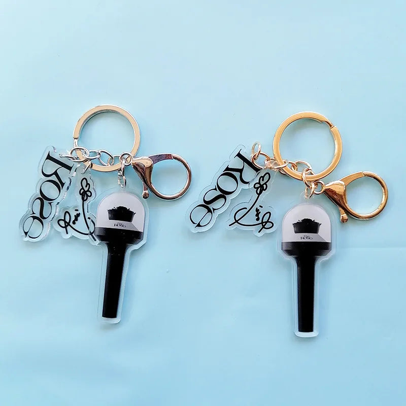 KPOP Acrylic Keychain Set - Double-Sided Pendant Bag Charm