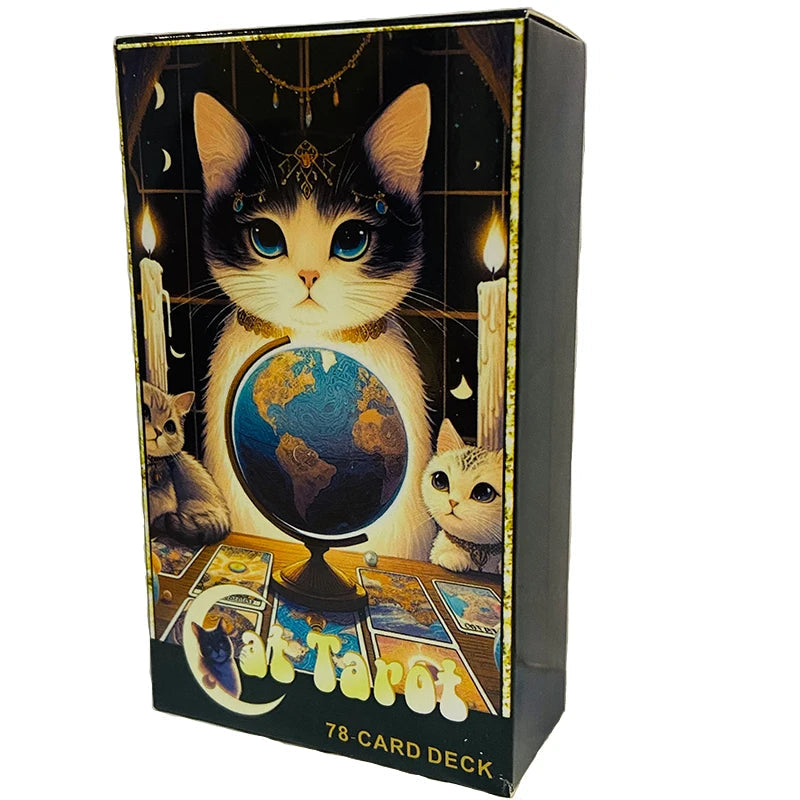 Cat tarot cards A 78-Card Deck Tarot Oracle Cards For Beginners Learning Fortune Telling Game Divination Tools For All Skill SS69