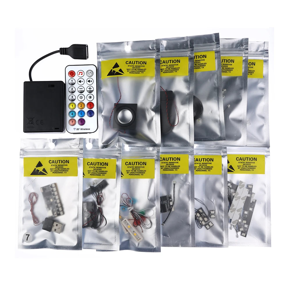 LED Light Kit For 75810 Stranger Things The Upside Down Compatible with 25010 Building Blocks Lighting Set Not Included Model SS69 77.69 RC Sound Version