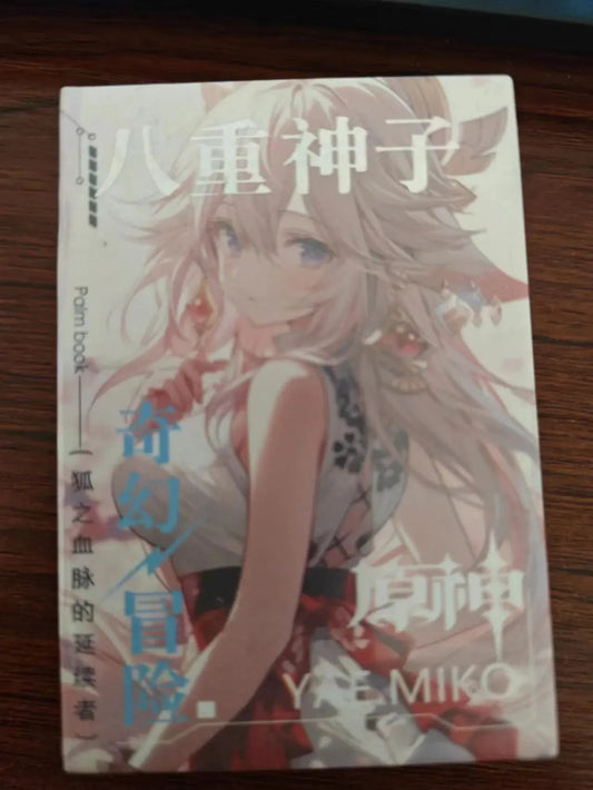 Game Impact Alhaitham Anime Project 40 Sheets 80 Pages Double-sided Mini Characters 68x60mm Magazine Miniature Comic Books SS69