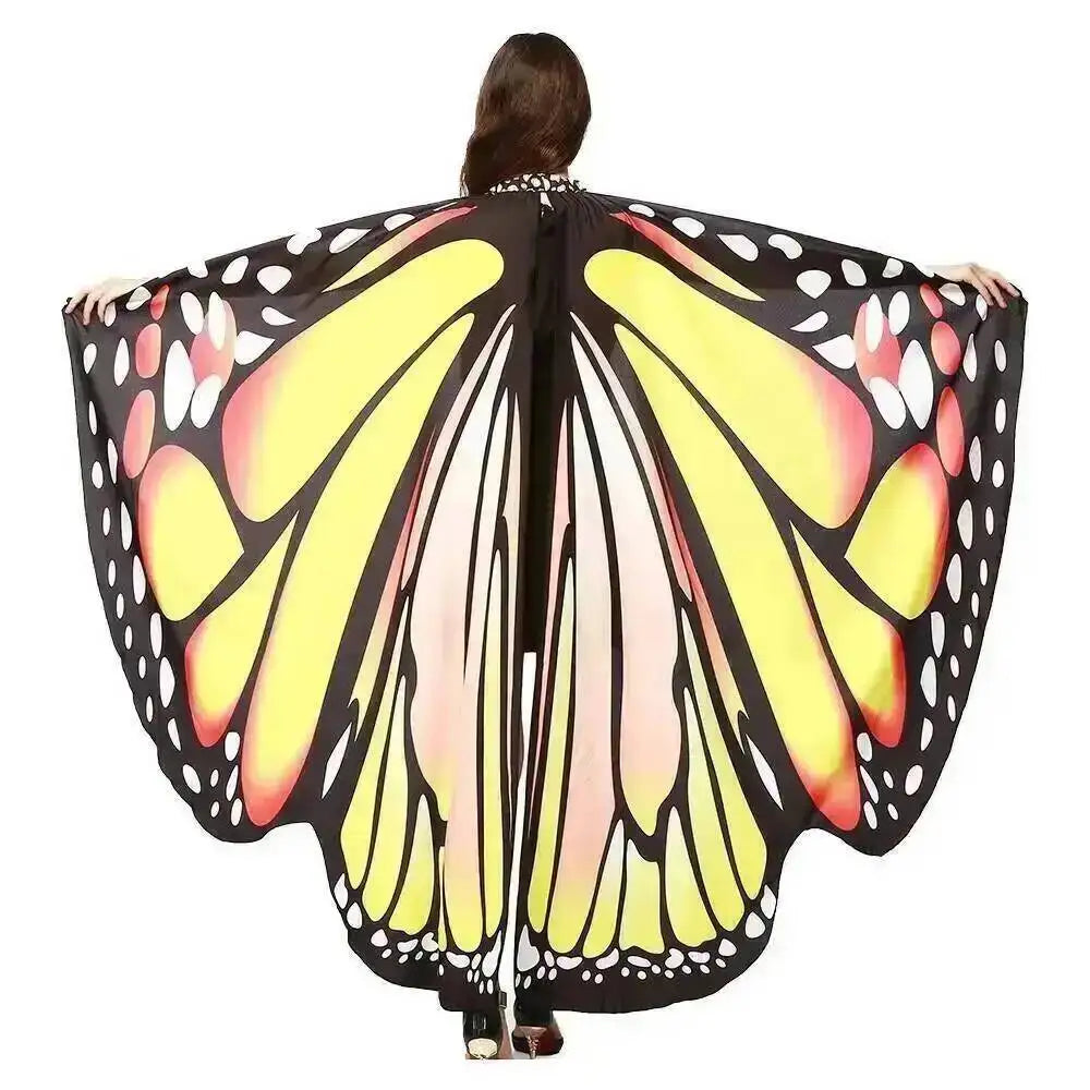 Adult Butterfly Wings Cape for Women Cosplay Costume