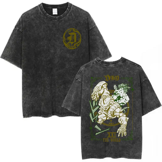SS69 Men's Jojo Bizarre Adventure Killer Queen Graphic T-Shirt Cotton Tee