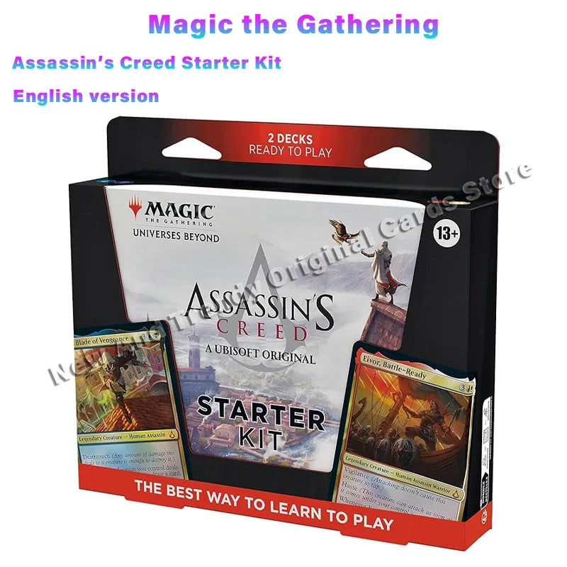 Magic The Gathering Assassin’s Creed Bundle,Beyond Booster Box,Collector Booster Box,Starter Kit TCG Card Game Gift Collectible - SS69
