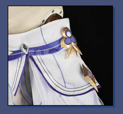 IN STOCK Columbina Cosplay Costume Game Genshin Impact【S-2XL】DUDU-R Nod-Krai Women Song of the Welkin Moon Plus Size