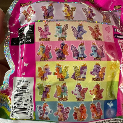 Original Blind Bag Surprise Pet Crystal Filly Butterfly Glitter Princess Unicorn Pony Figure Rare Collect Toy Gift for Kid Girl SS69