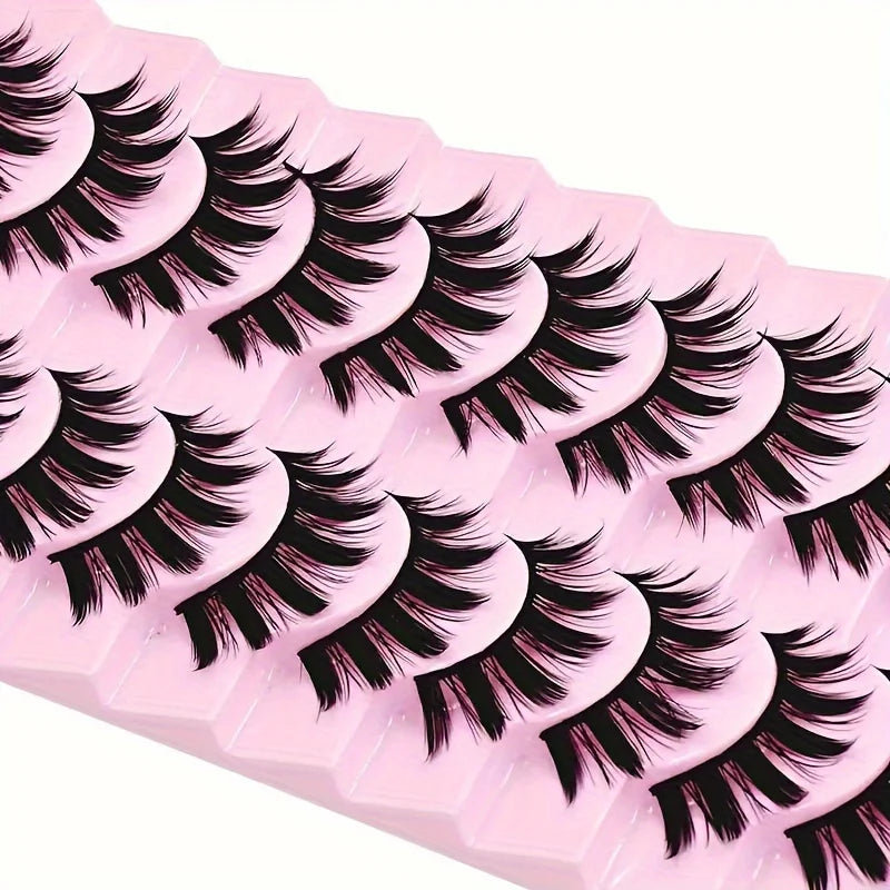 10 pairs of false eyelashes (10 pairs) SS69